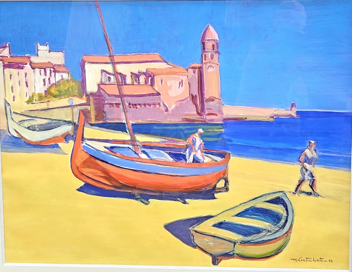 Collioure By Marcel Corticchiato 1936-2012