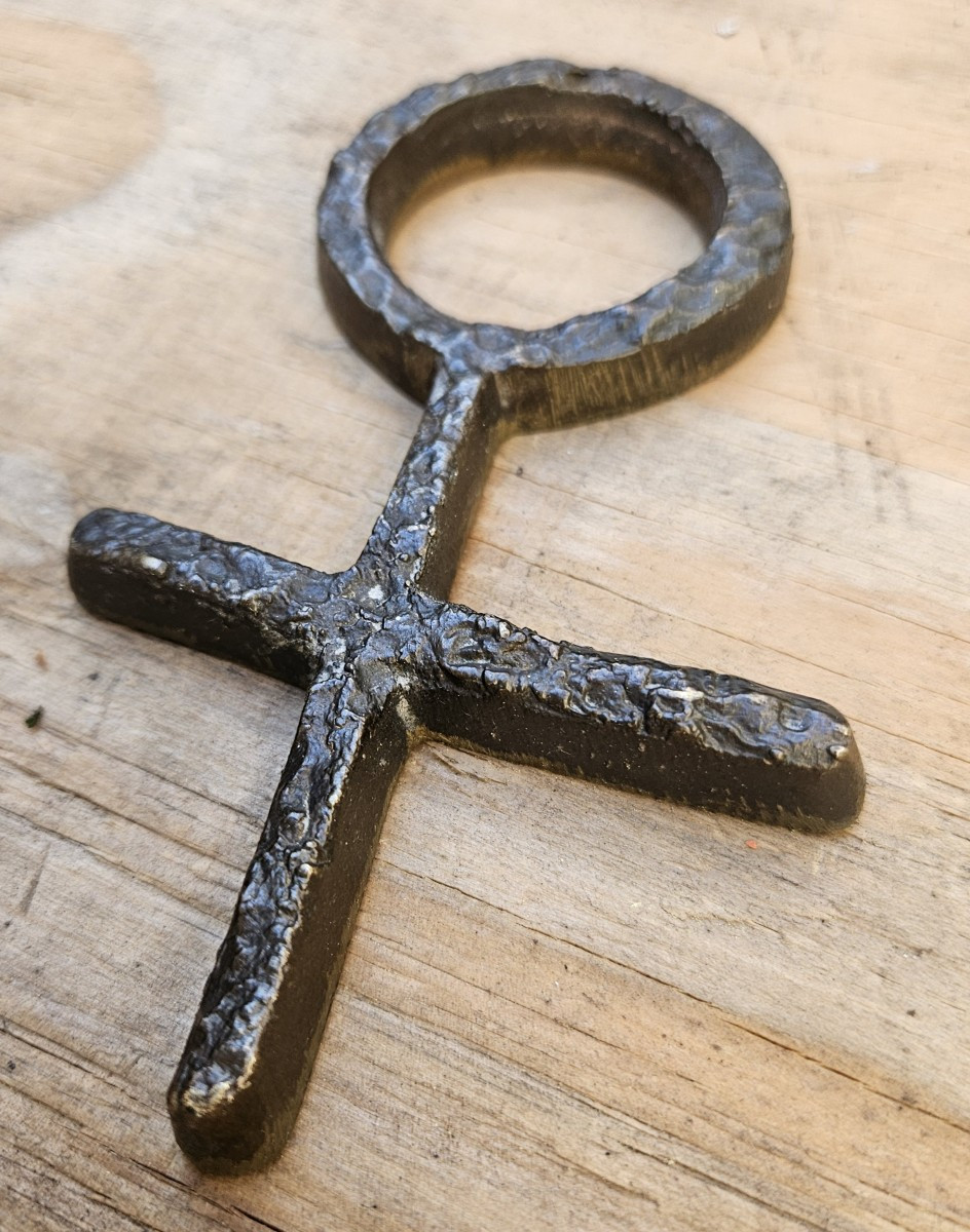 Bronze Cross By Pierre Szekely-photo-2