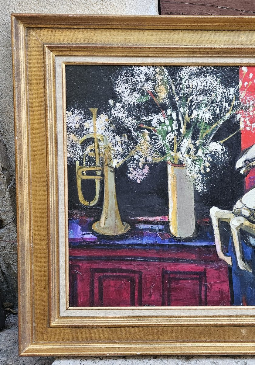 Horse And Flowers By Georges Briata-photo-4