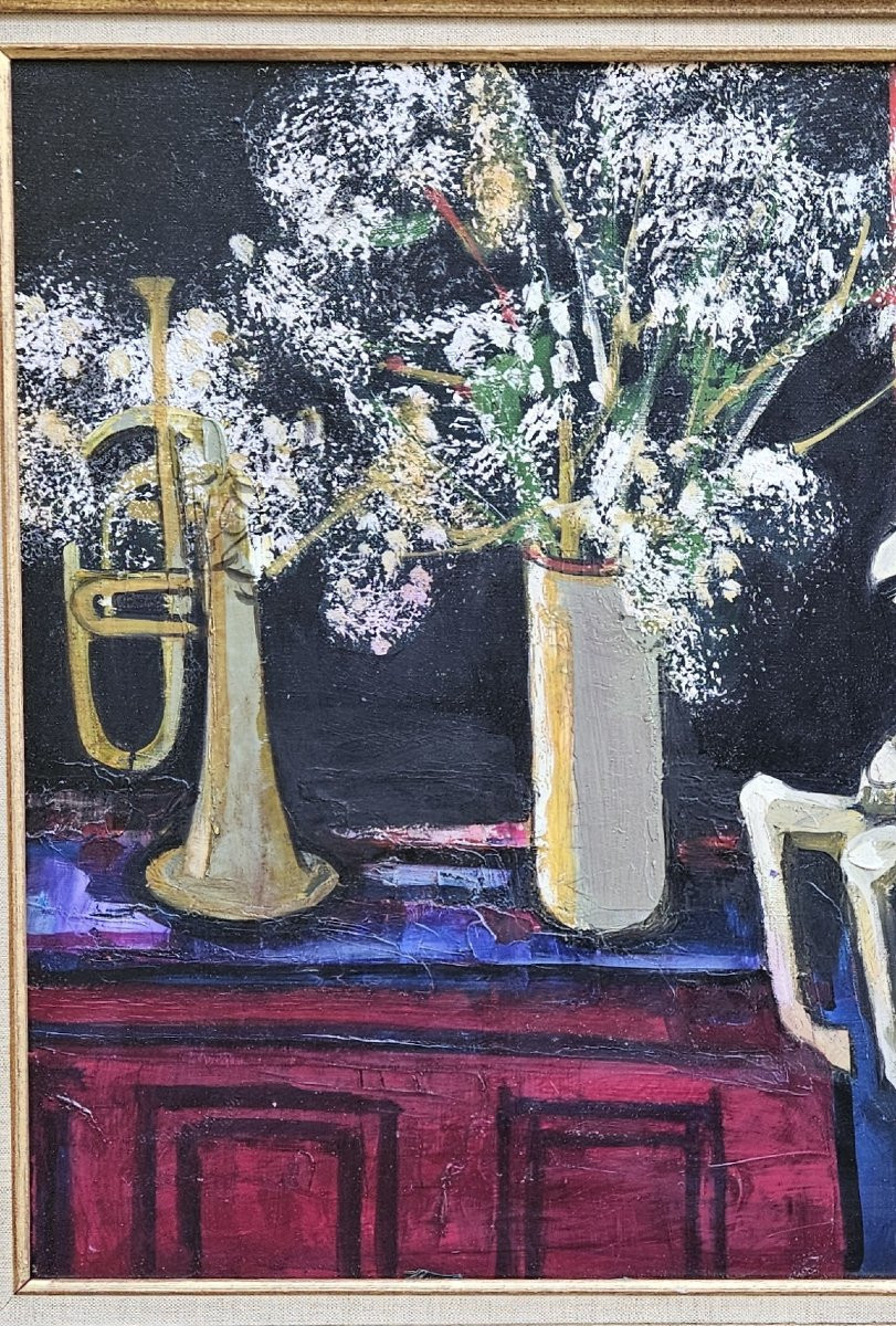 Horse And Flowers By Georges Briata-photo-6