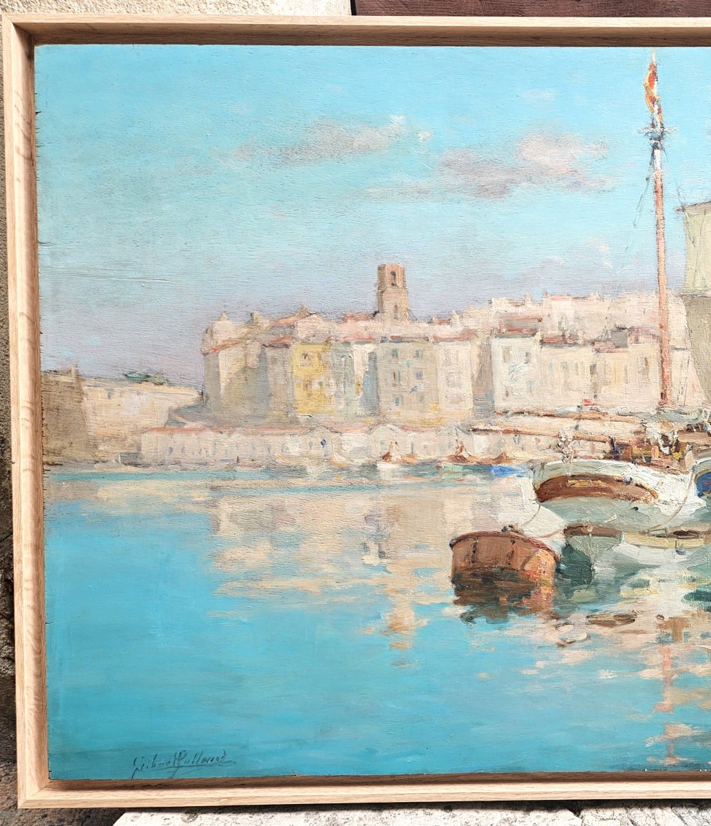 Le port de Marseille par Gilbert GALLAND 1870-1956-photo-4