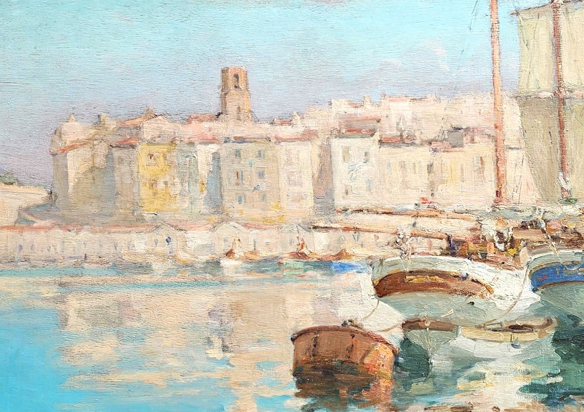 Le port de Marseille par Gilbert GALLAND 1870-1956-photo-6