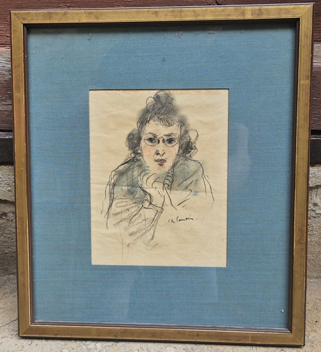 Pastel par Charles Camoin 1879-1965-photo-2