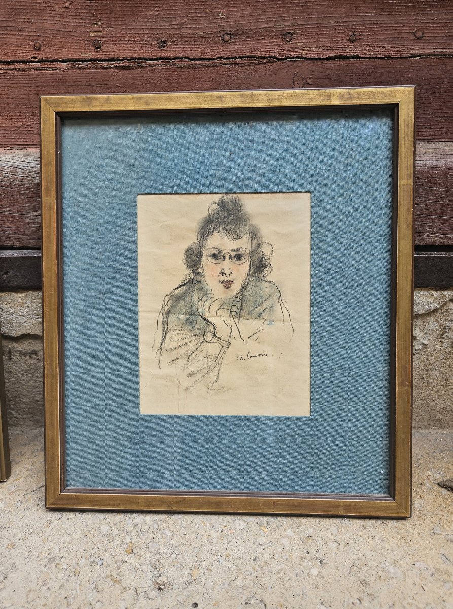Pastel par Charles Camoin 1879-1965-photo-3