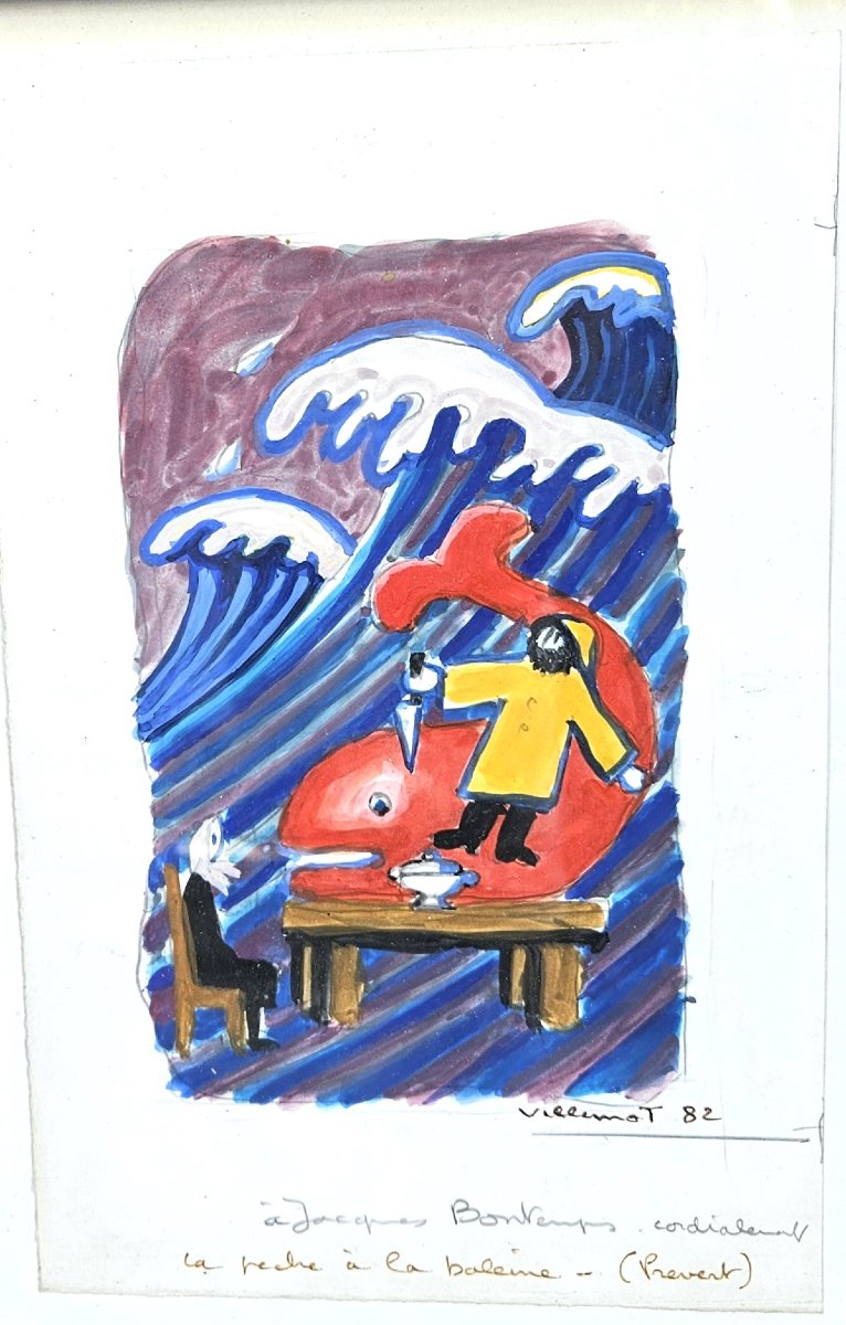 Gouaches From 1982 By Bernard Villemot-photo-4