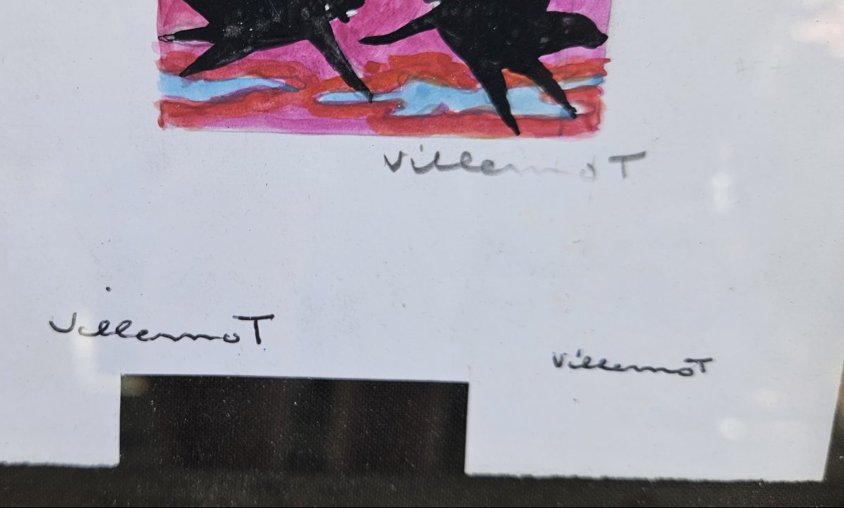 Gouaches From 1982 By Bernard Villemot-photo-8