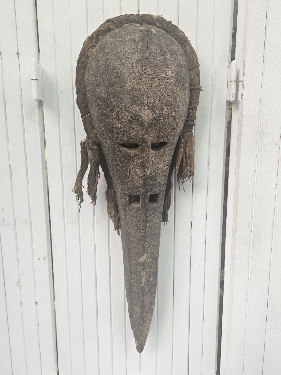 Ngon Bamana Mask From Côte D'ivoire And Mali-photo-2