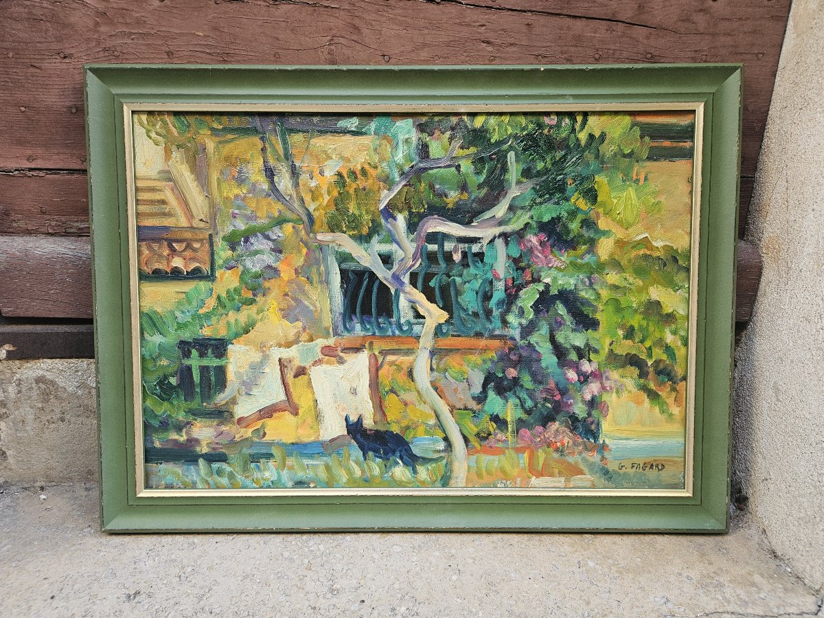 "landscape With A Cat" By Gérard Fagard-photo-2