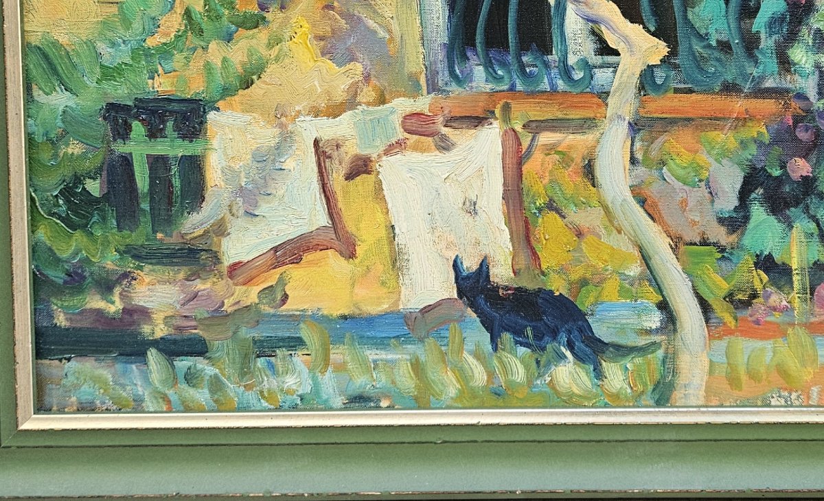 "landscape With A Cat" By Gérard Fagard-photo-4