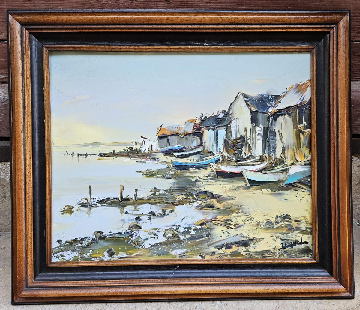 Cabanes de pêcheurs par Christian JEQUEL