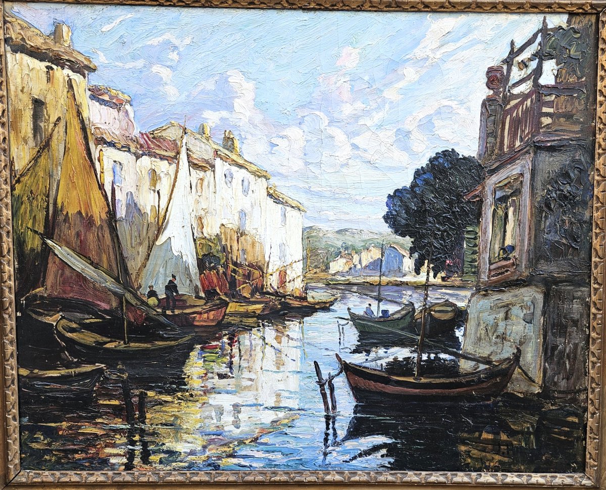 Martigues par Joseph HURARD 1887-1957-photo-2