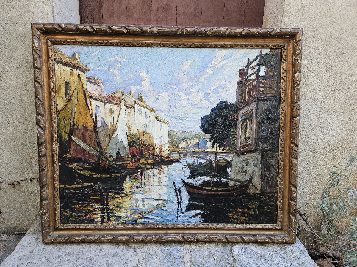 Martigues par Joseph HURARD 1887-1957-photo-5