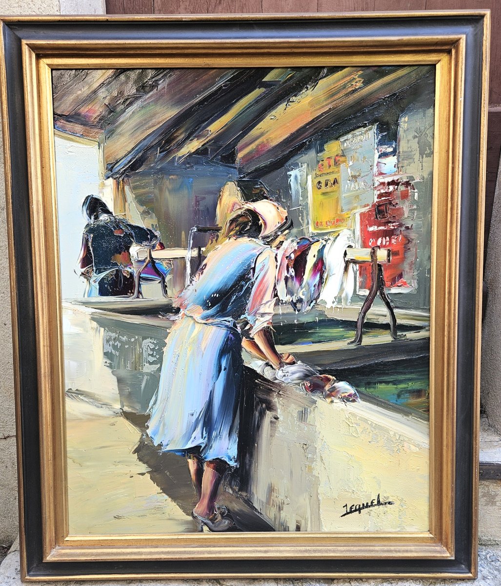 "the Washerwoman" By Christian Jequel