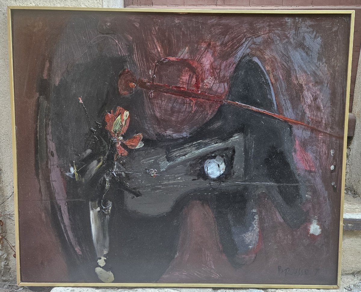 Fleurs et guitare par jean Paul BRUSSET