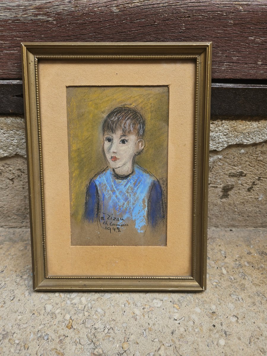 Portrait From 1942 By Charles Camoin (1879–1965)-photo-1