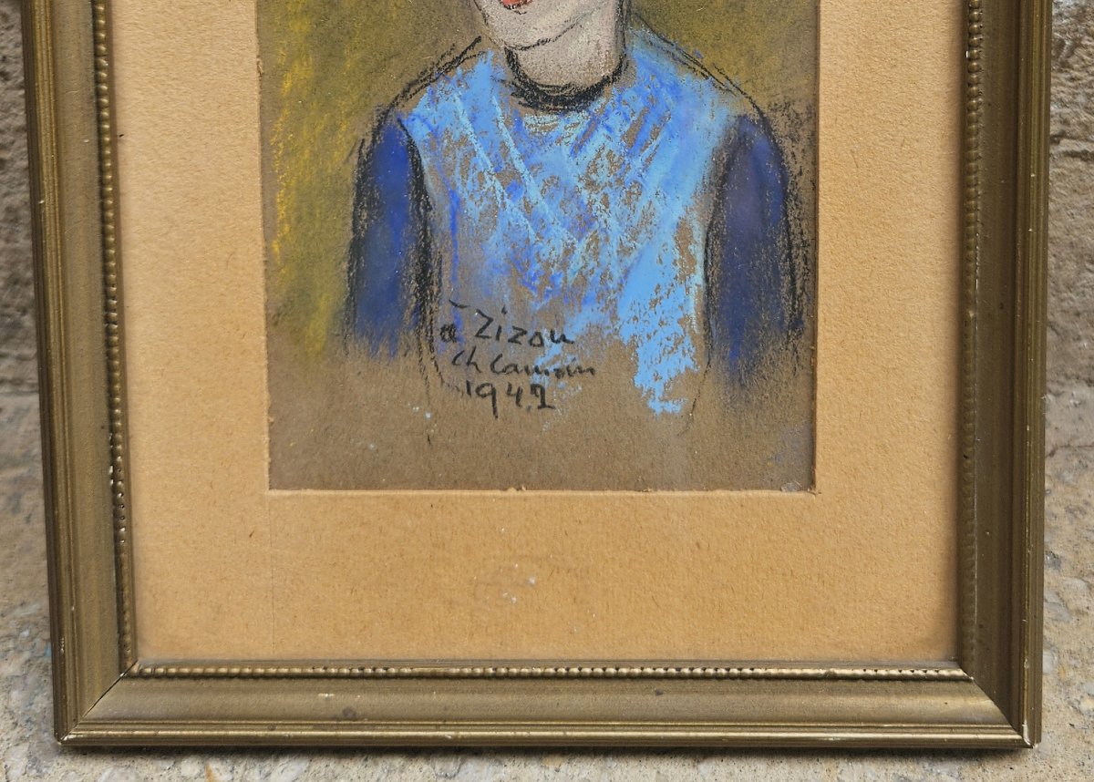 Portrait From 1942 By Charles Camoin (1879–1965)-photo-4