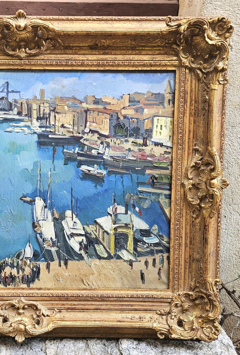 Le pont transbordeur Marseille par Louis Jaques VIGON -photo-1