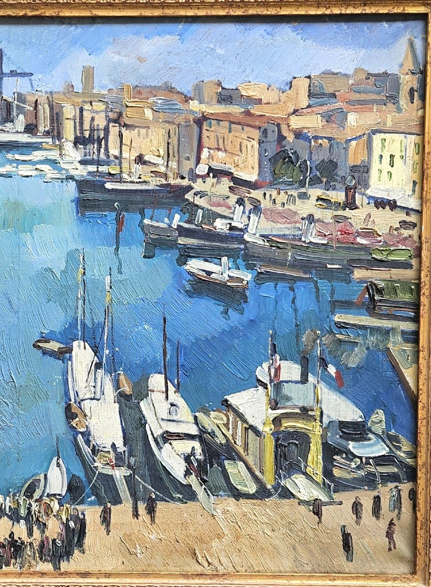 Le pont transbordeur Marseille par Louis Jaques VIGON -photo-4