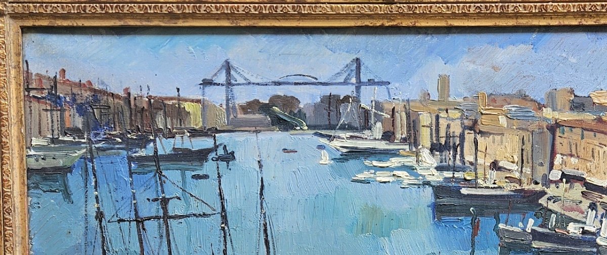 Le pont transbordeur Marseille par Louis Jaques VIGON -photo-5