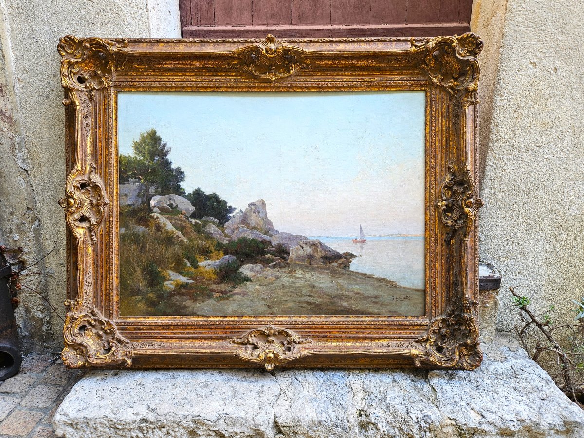 A View Of Fos-sur-mer By Joseph Garibaldi, 1863–1941-photo-4
