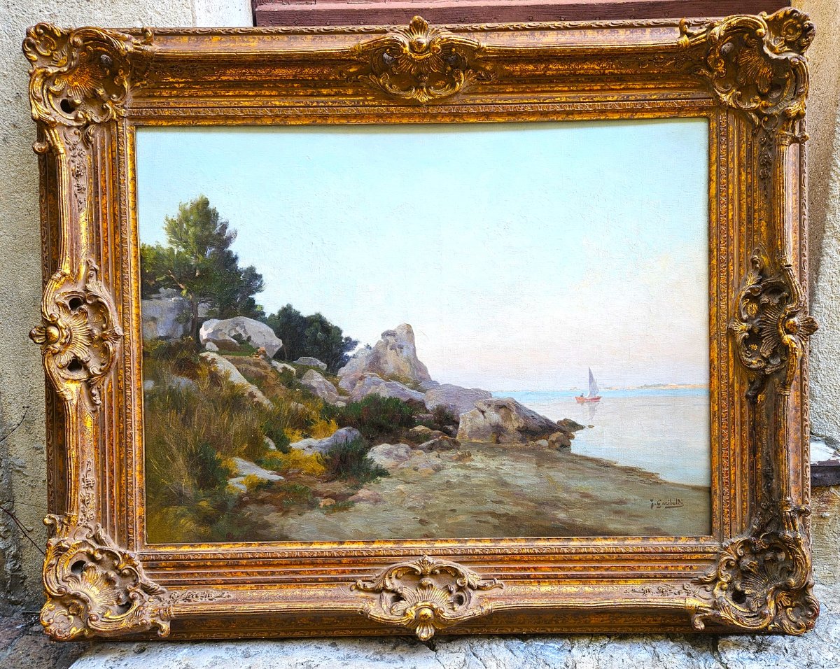 A View Of Fos-sur-mer By Joseph Garibaldi, 1863–1941