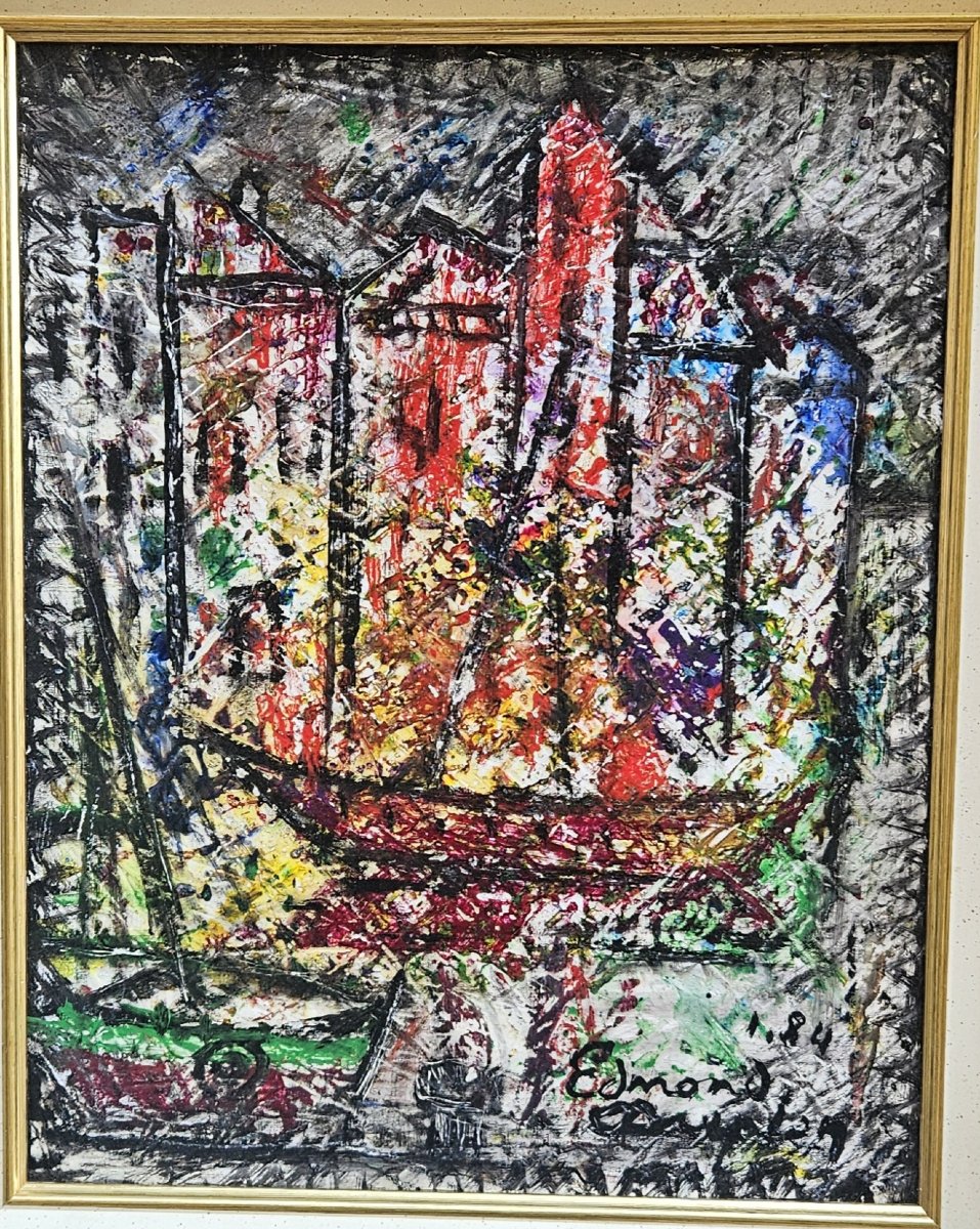 "small Port" By Edmond Duplan-photo-2