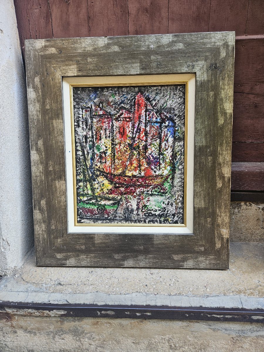 "small Port" By Edmond Duplan-photo-4