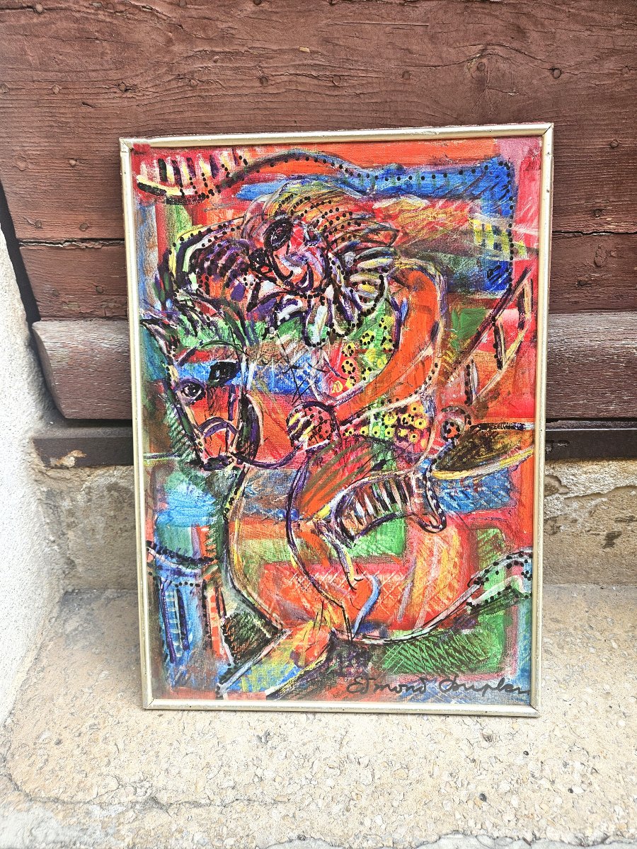 "the Horseman" By Edmond Duplan-photo-3