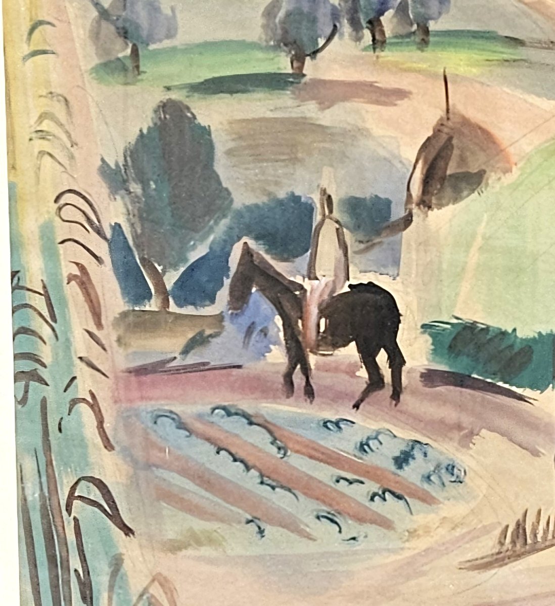 Les deux canassons par Laszlo Barta 1902-1961-photo-7