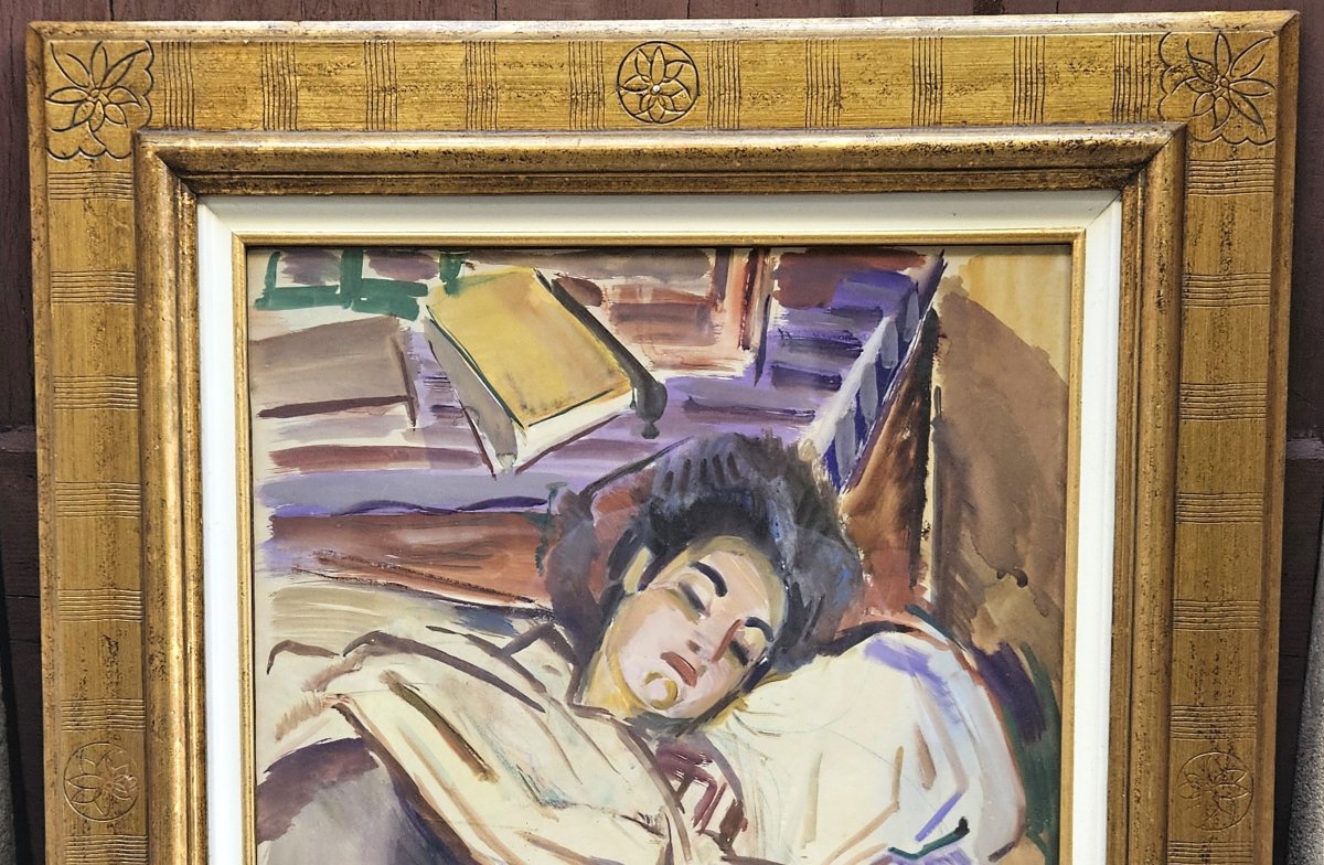 "rest" By Laszlo Barta, 1902–1961-photo-4