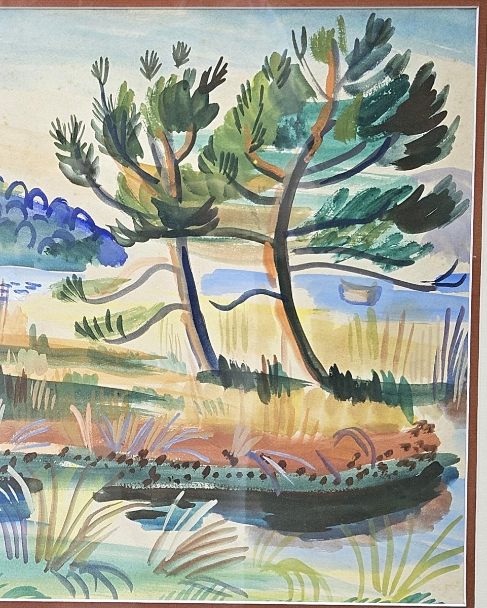 paysage Corse par Laszlo BARTA 1902-1961-photo-4