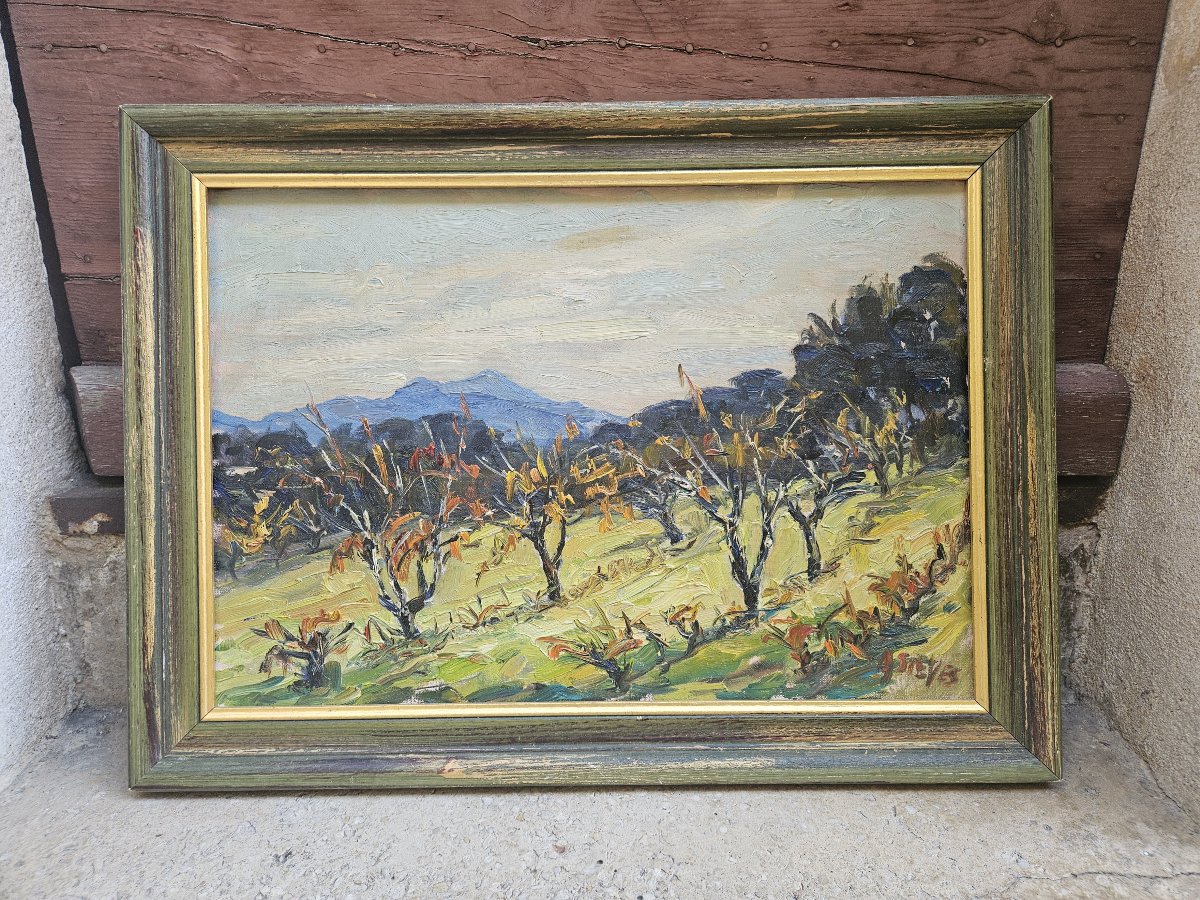 Paysage d'Automne par Auguste Sieyes-photo-4