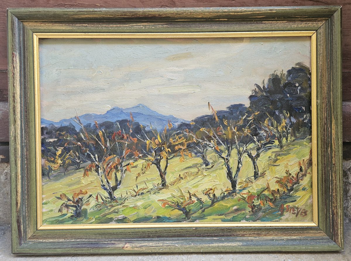 Paysage d'Automne par Auguste Sieyes