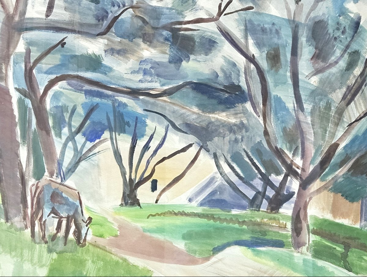 Wooded Landscape By Laszlo Barta-photo-2