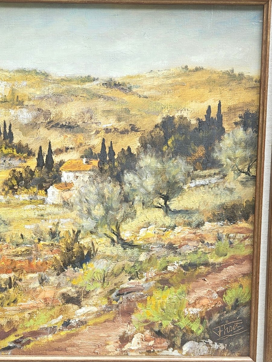 Landscape Of Provence By Félix Tisot, 1909–1979-photo-1