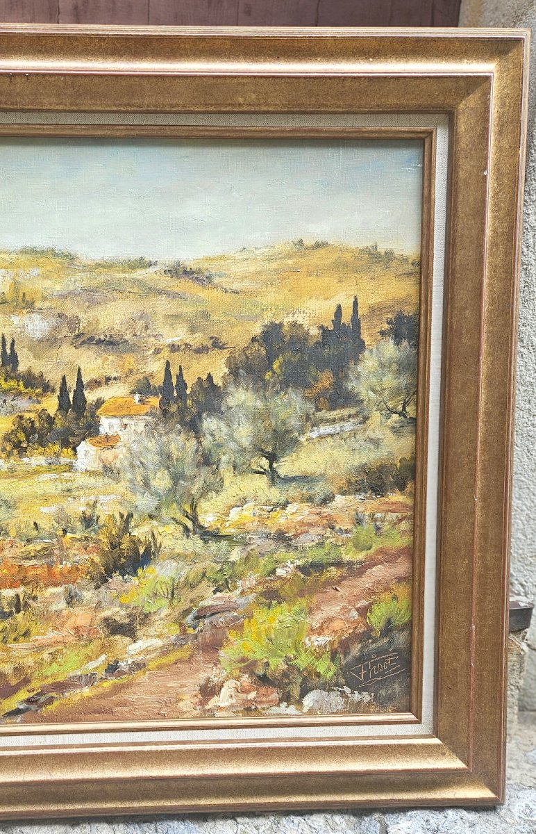 Landscape Of Provence By Félix Tisot, 1909–1979-photo-5