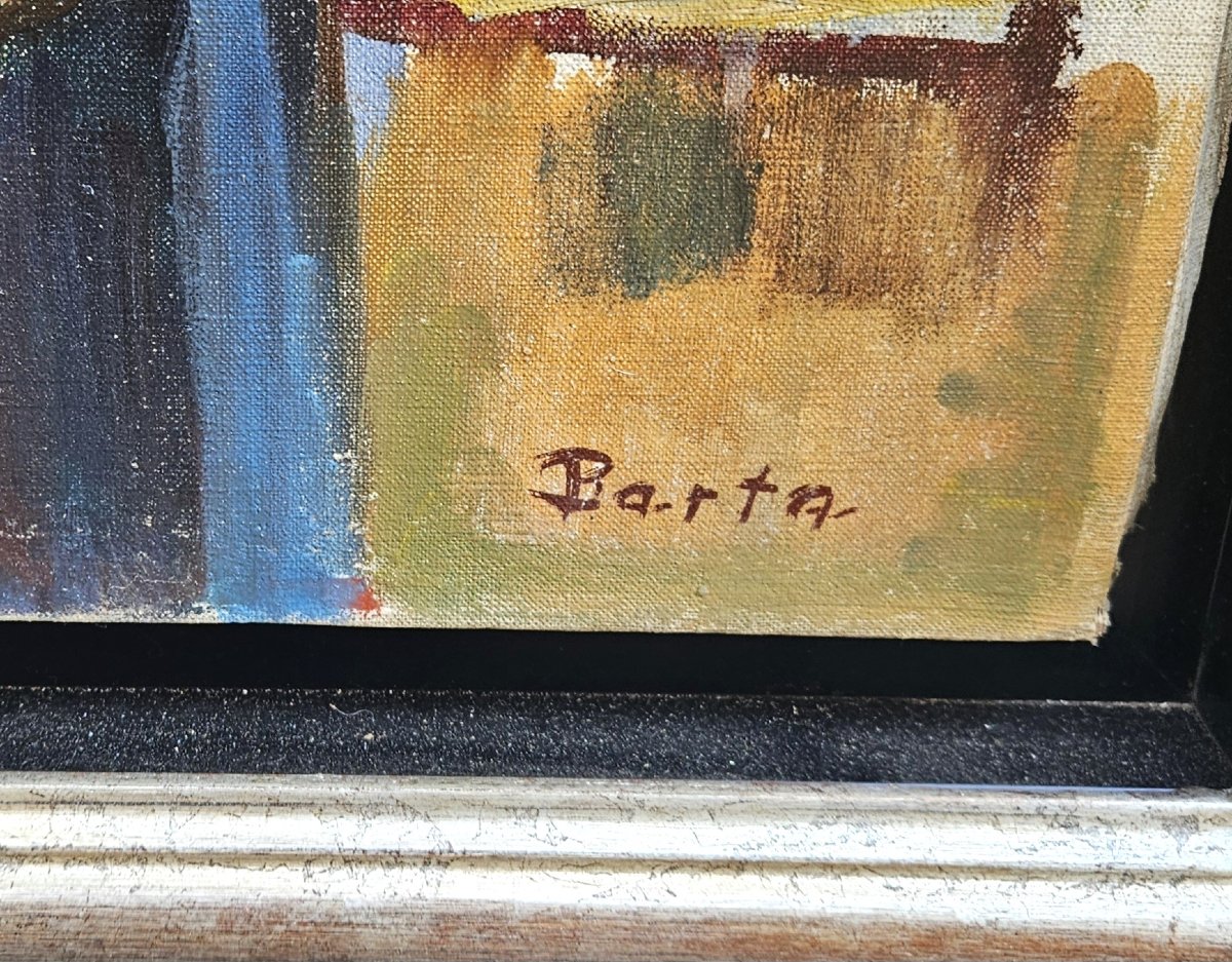 Portrait In St. Tropez By Laszlo Barta (1902–1961)-photo-3