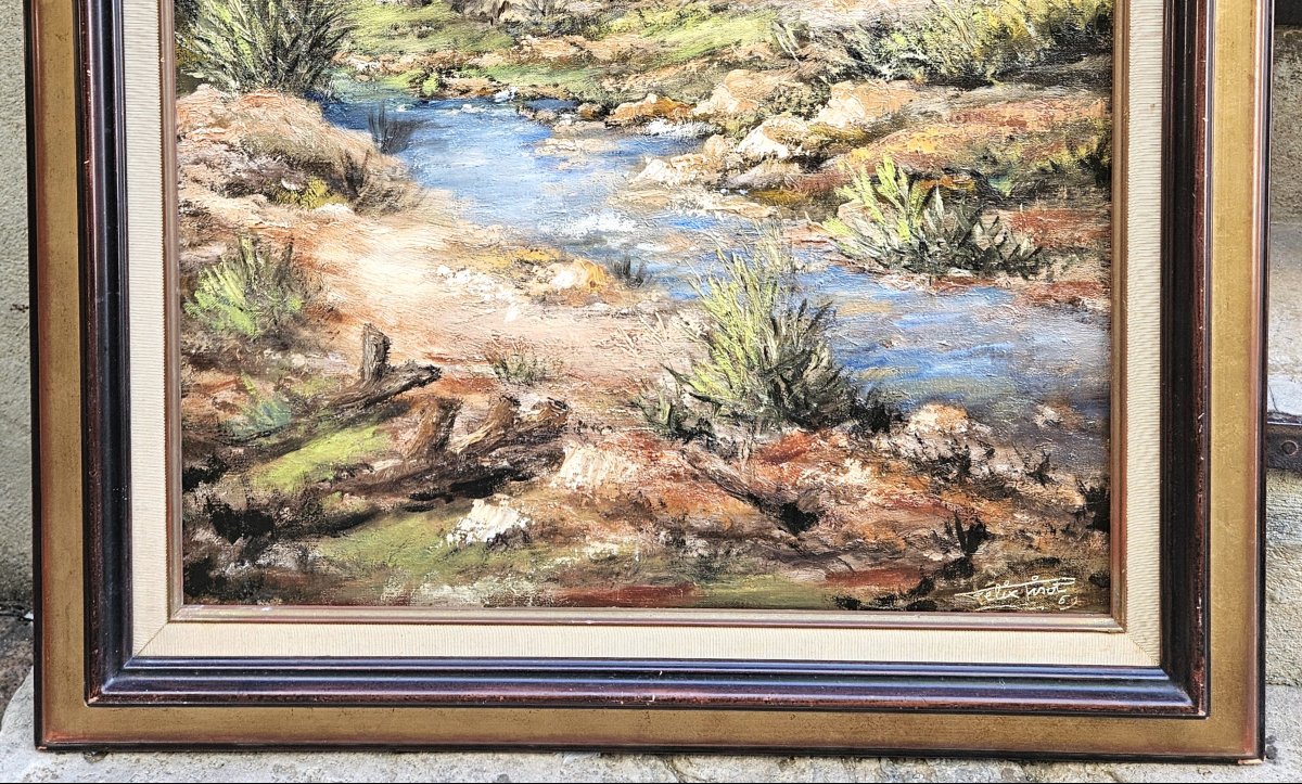 "the Stream" By Félix Tisot, 1909–1979-photo-2