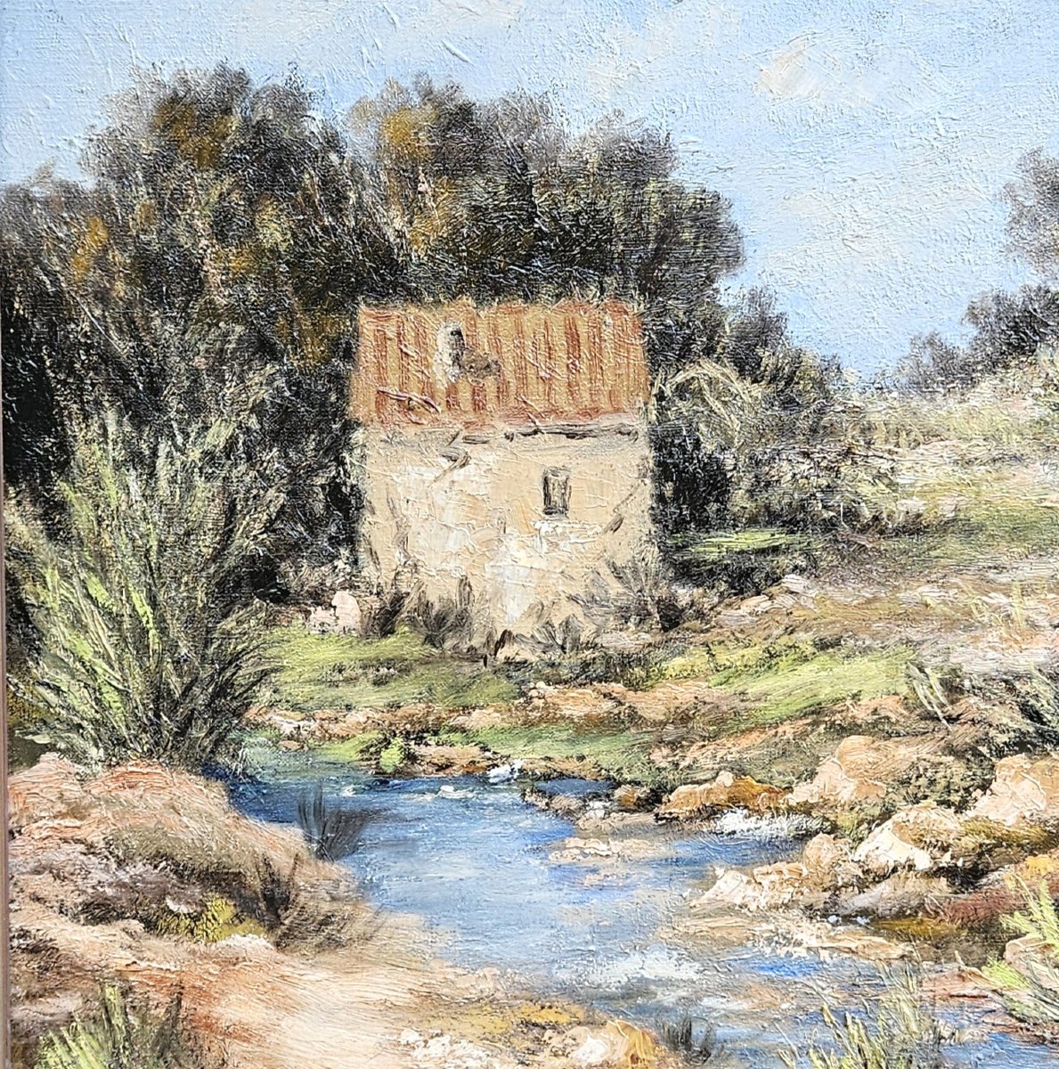 "the Stream" By Félix Tisot, 1909–1979-photo-6