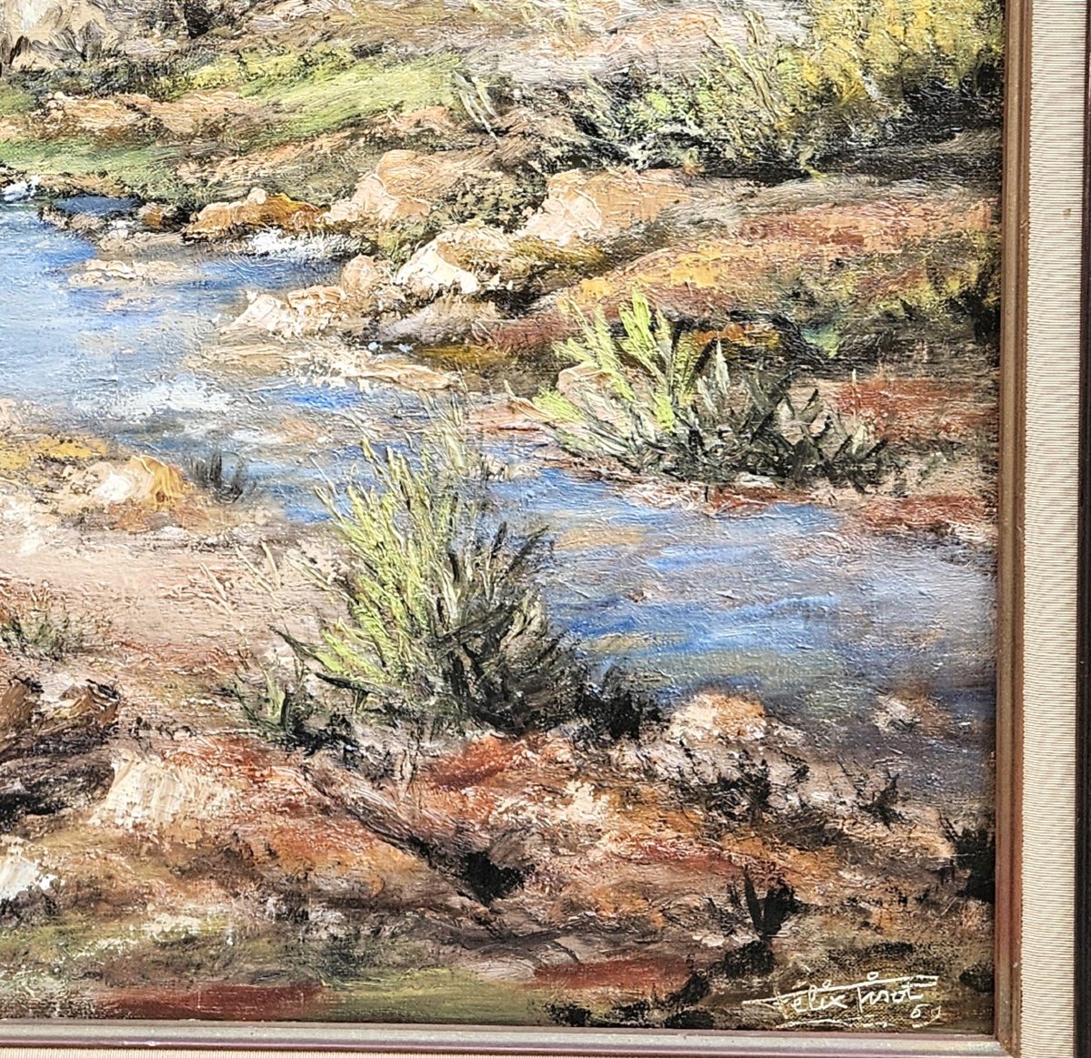 "the Stream" By Félix Tisot, 1909–1979-photo-7