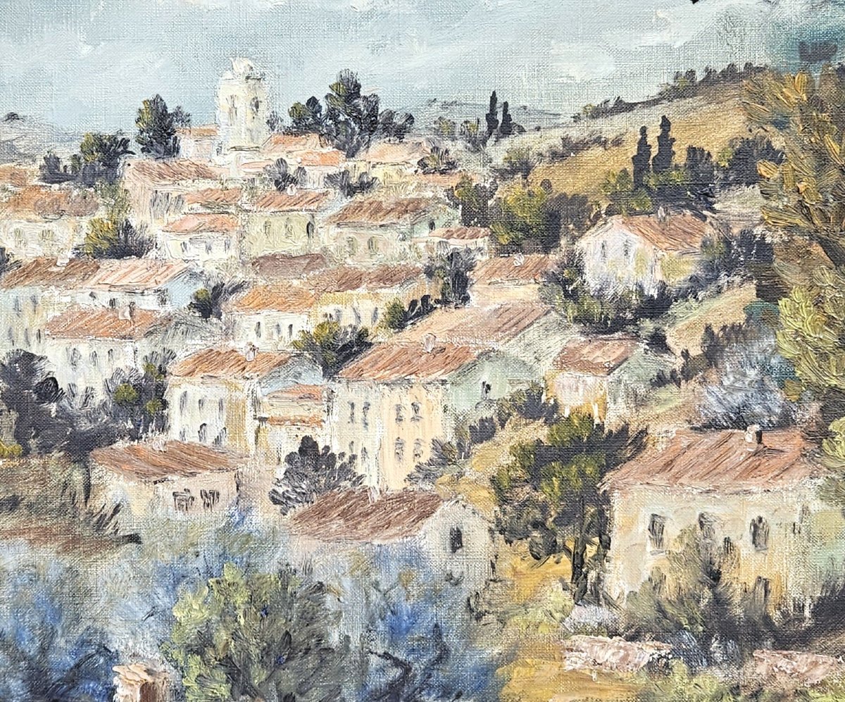 Le village en Provence par Félix TISOT 1909-1979-photo-4