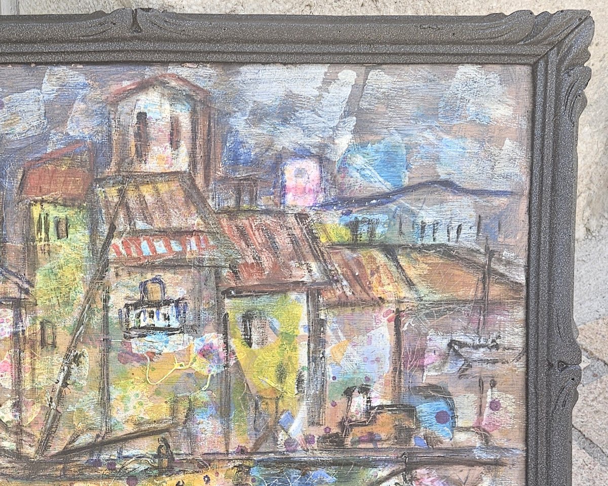 Le petit port par Edmond DUPLAN-photo-3
