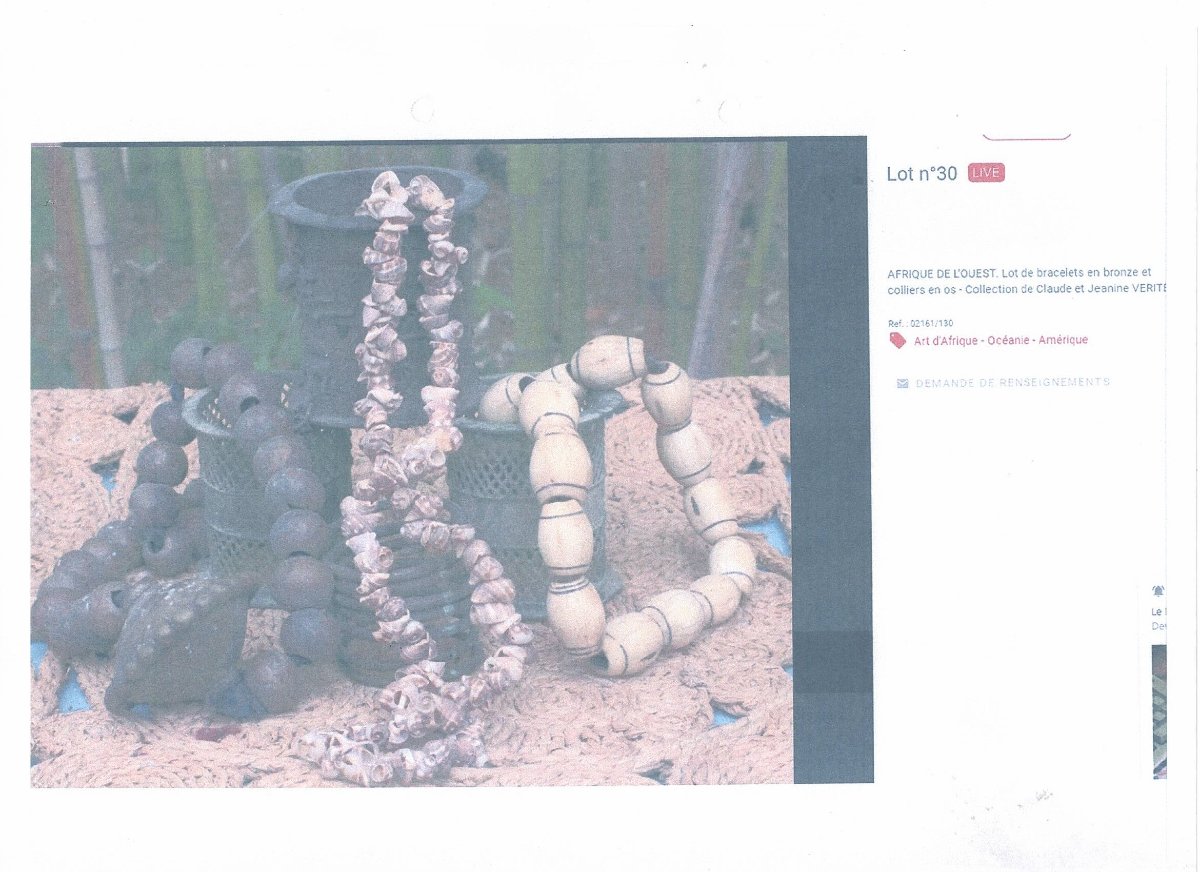 Collier laiton Nigéria - Cameroun-photo-7