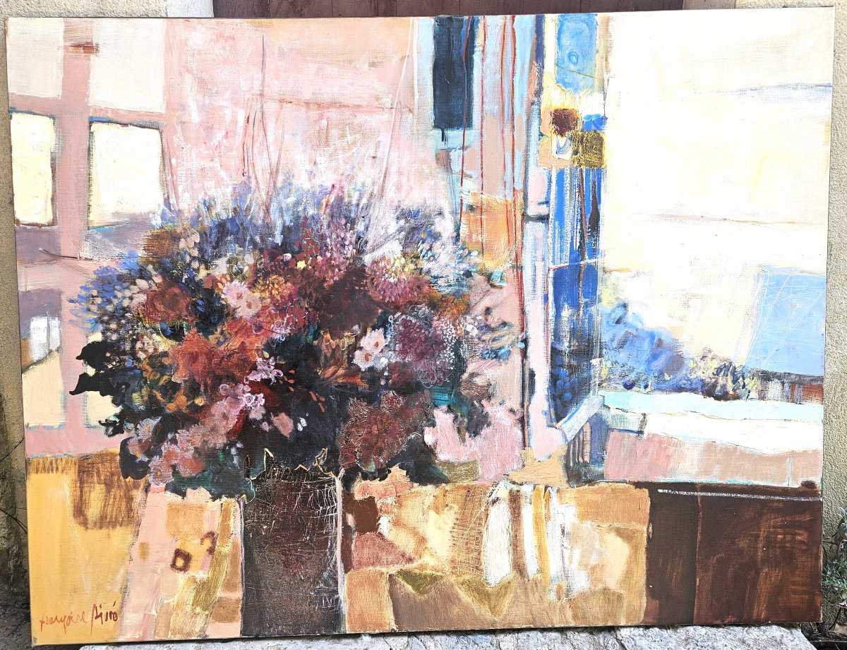 Bouquet à la fenêtre par Françoise PIRRO