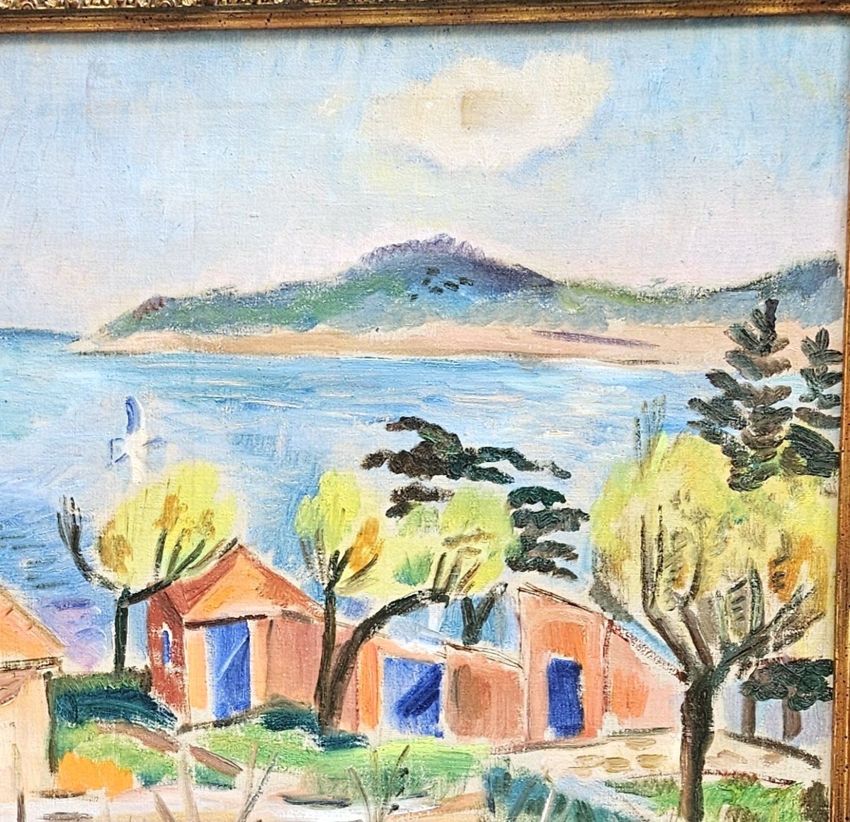 Le Golfe de Saint Tropez par Laszlo BARTA 1902-1961-photo-2
