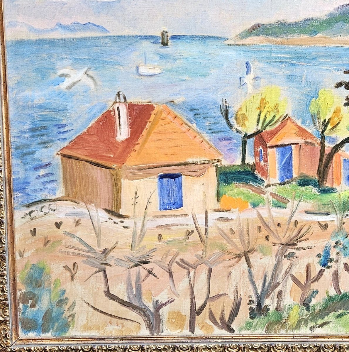 Le Golfe de Saint Tropez par Laszlo BARTA 1902-1961-photo-3