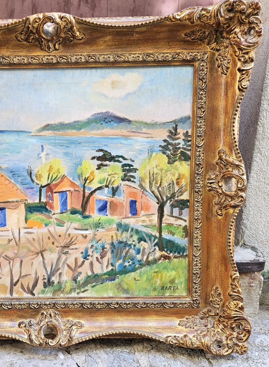 Le Golfe de Saint Tropez par Laszlo BARTA 1902-1961-photo-7