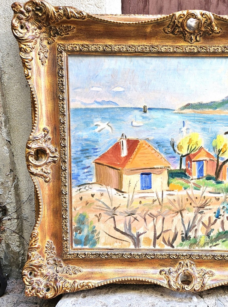 Le Golfe de Saint Tropez par Laszlo BARTA 1902-1961-photo-8