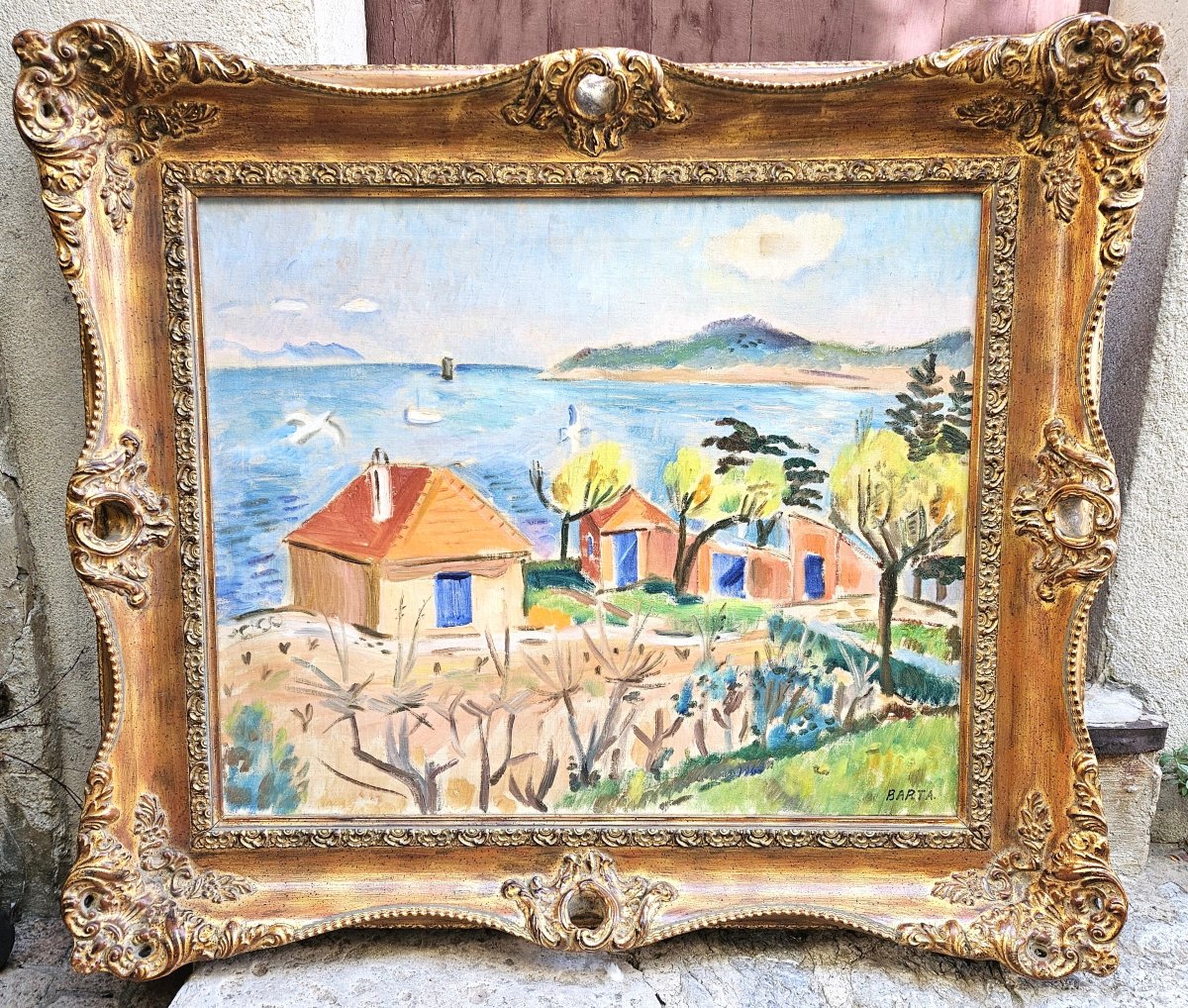 Le Golfe de Saint Tropez par Laszlo BARTA 1902-1961