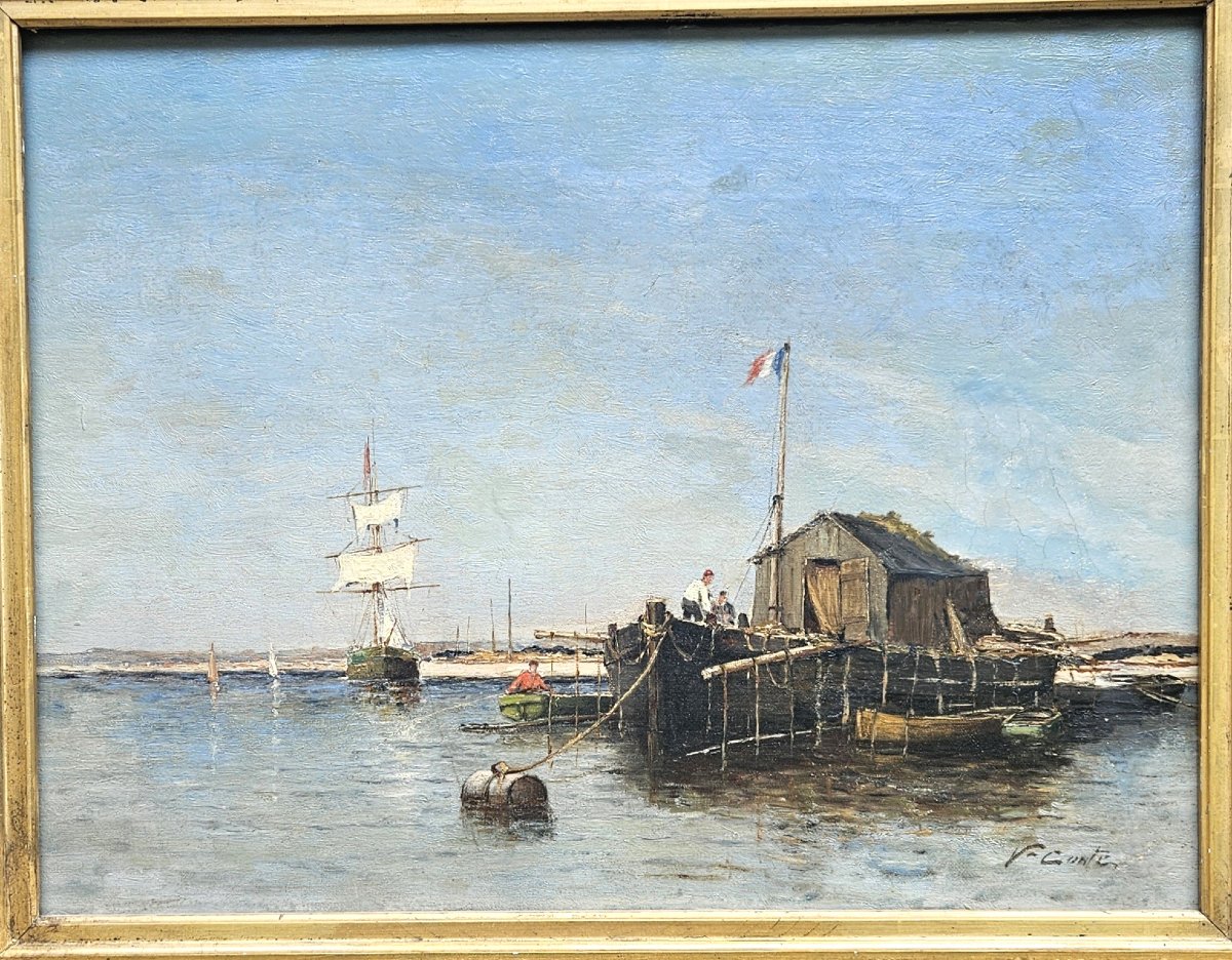 Seascape By Victor Coste, 1844–1923-photo-4